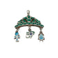 Silver Crown Charm Pendants