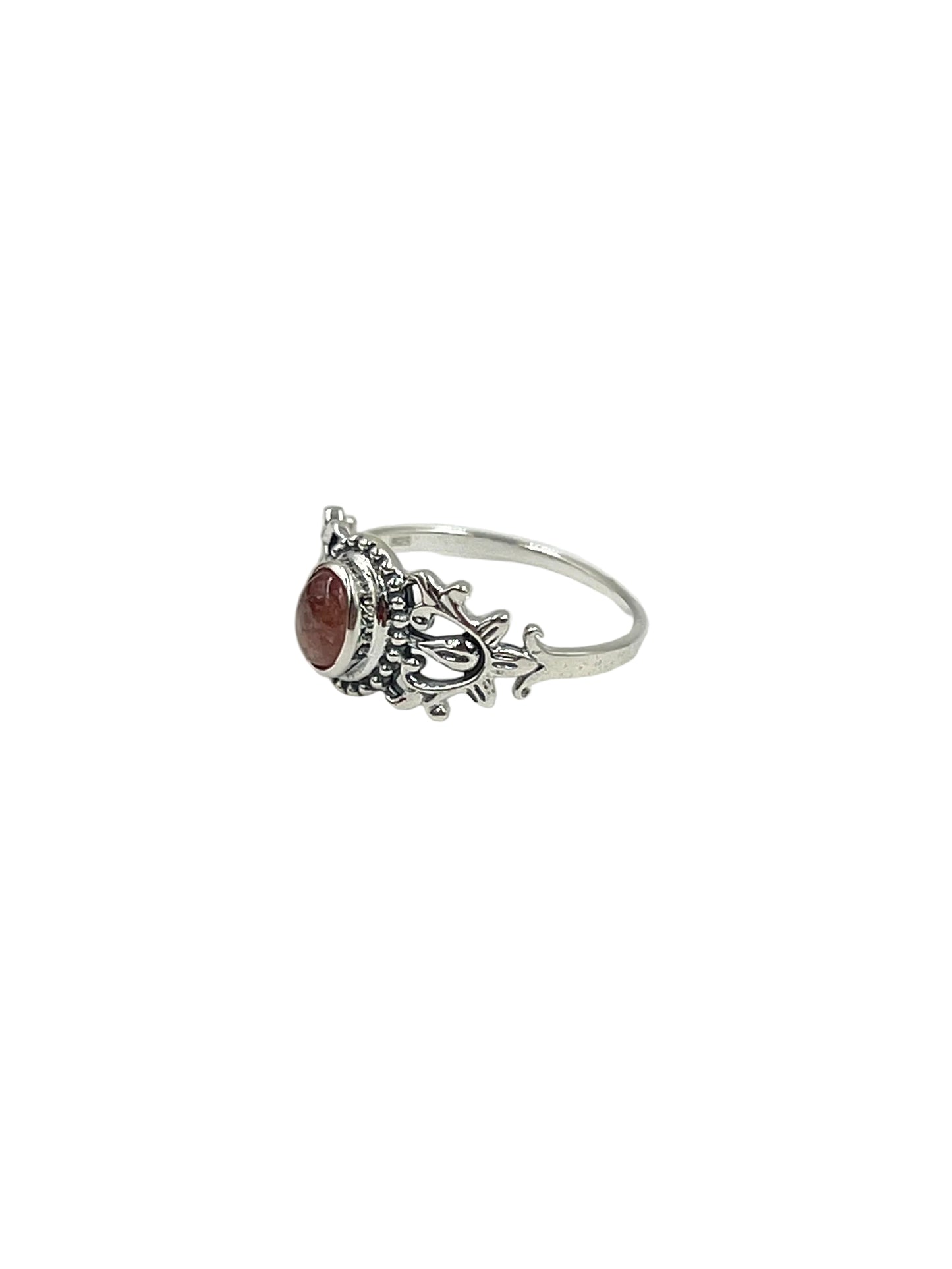 Pink Tourmaline Garden Ring