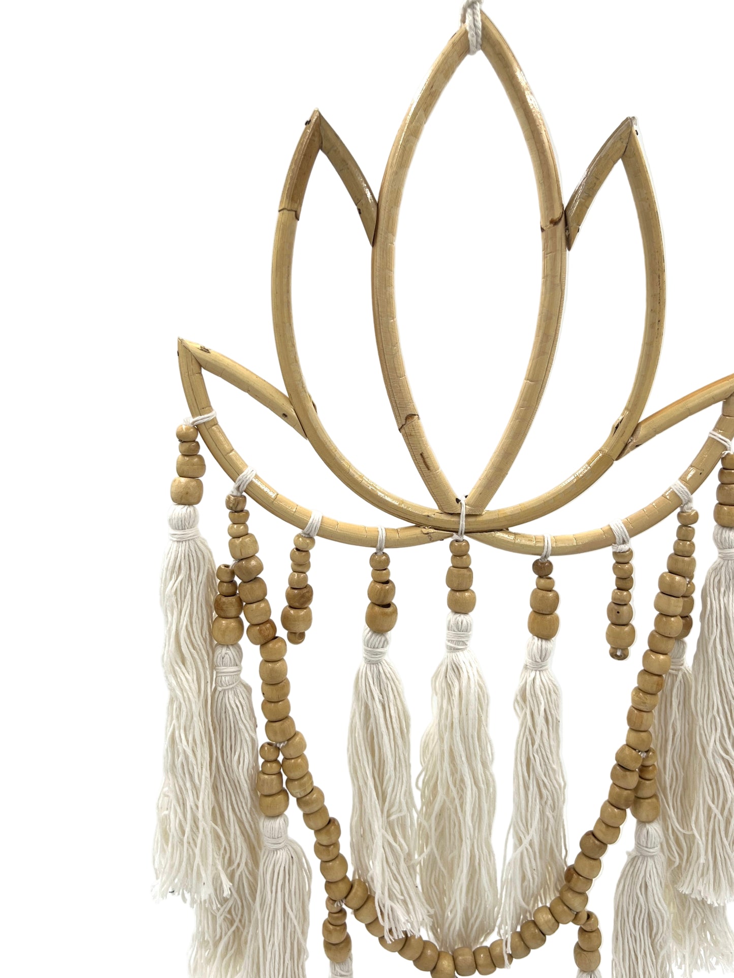 Beaded Lotus Dream Catcher