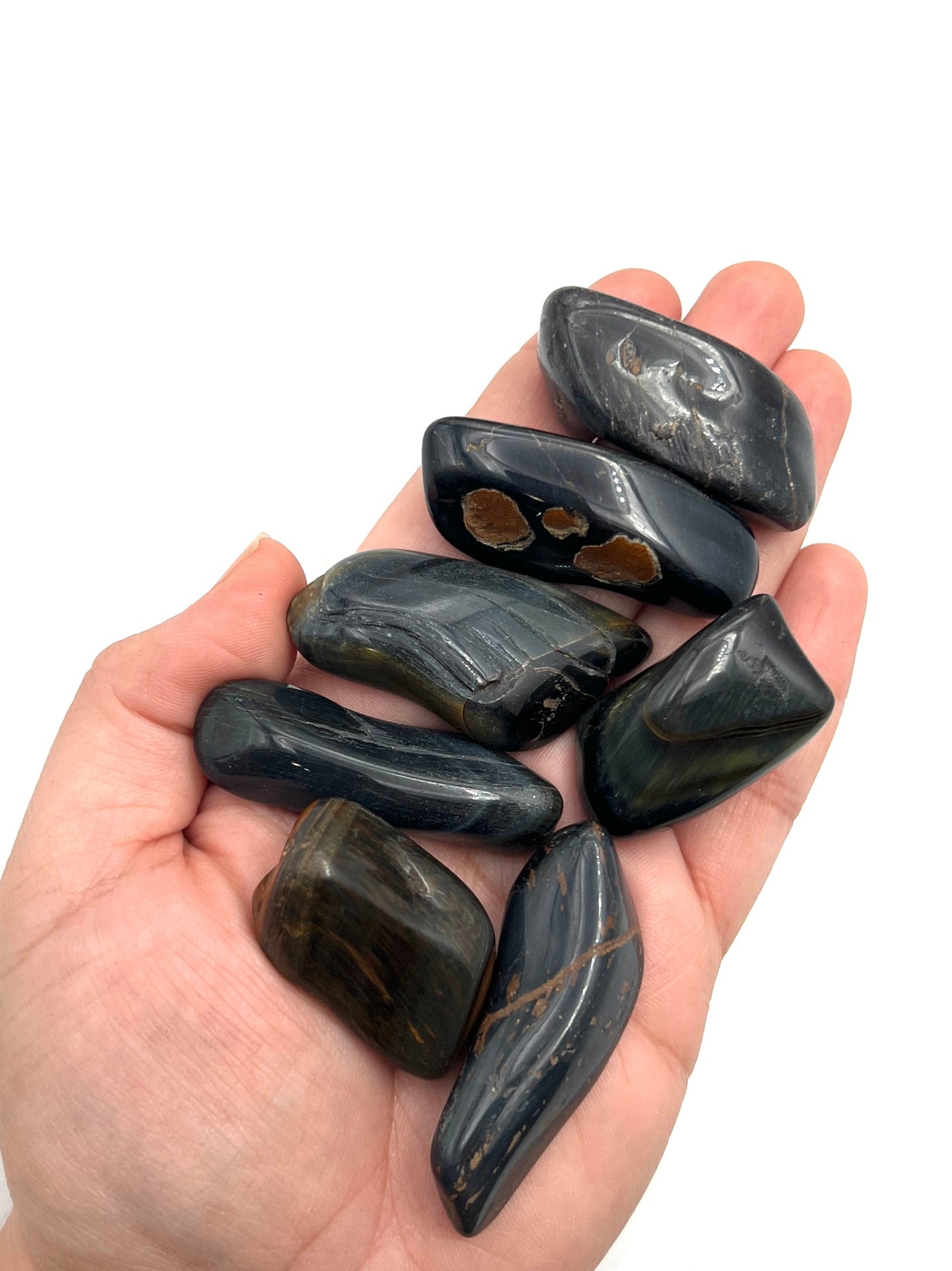 Blue Tigers Eye Tumbles