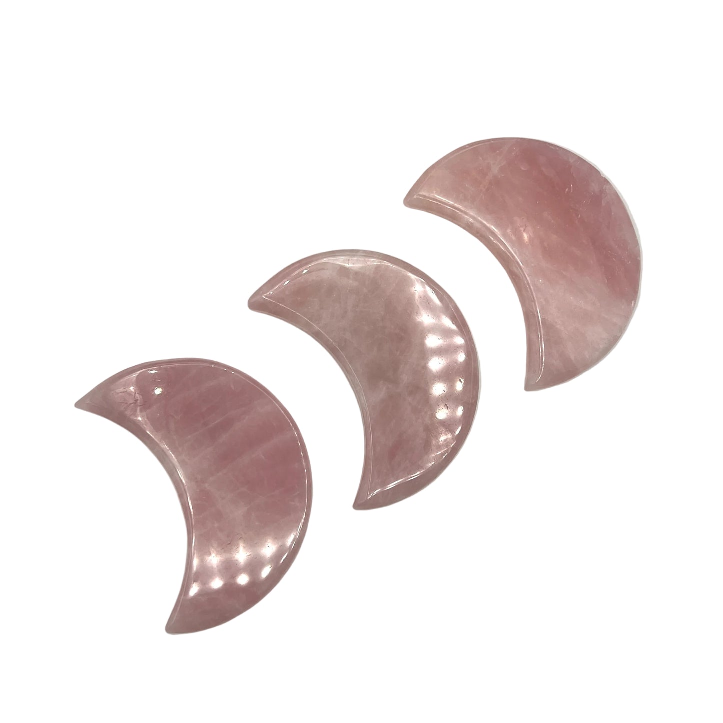 Rose Quartz Crescent Moon