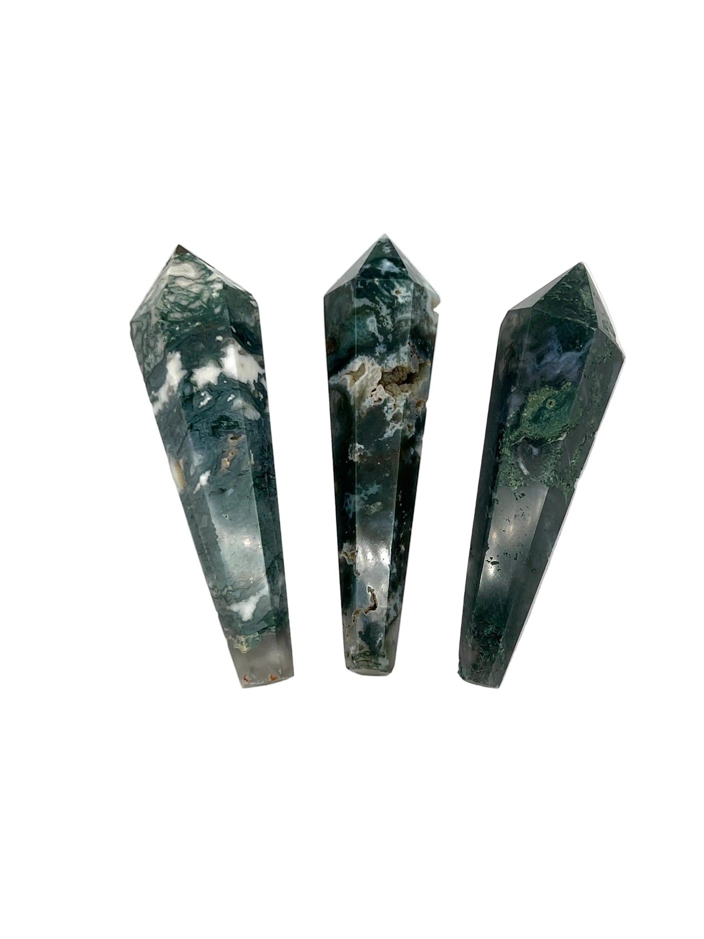 Moss Agate Wands