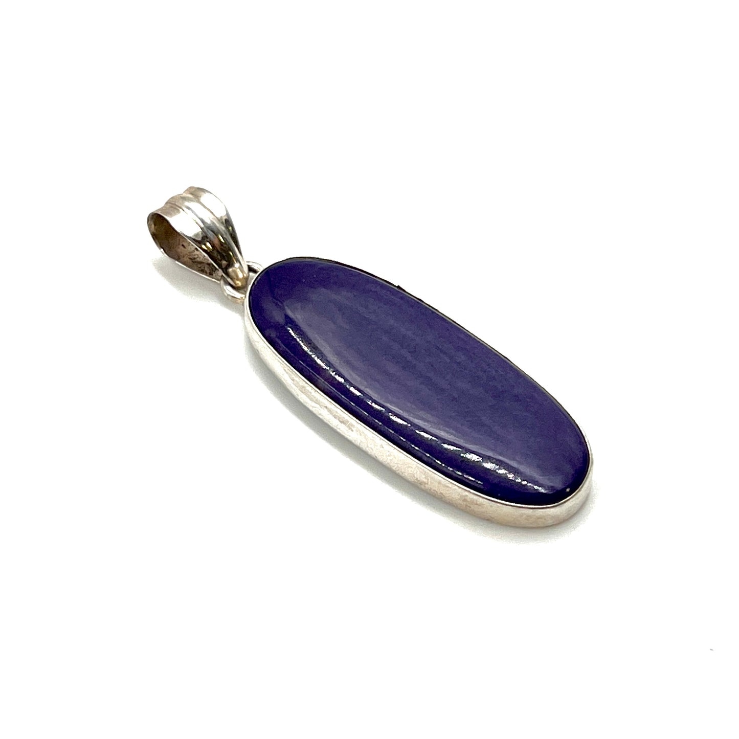 Sterling Silver Charoite Oval Pendants