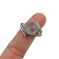 Leaf Wrap Moonstone Ring