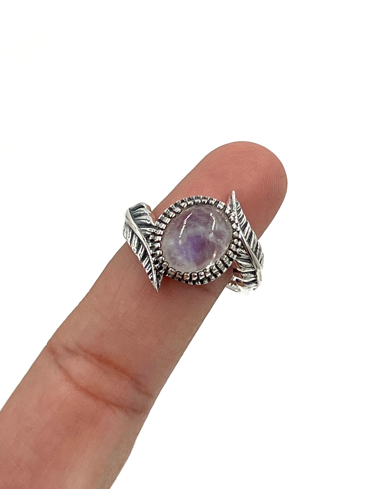 Leaf Wrap Moonstone Ring