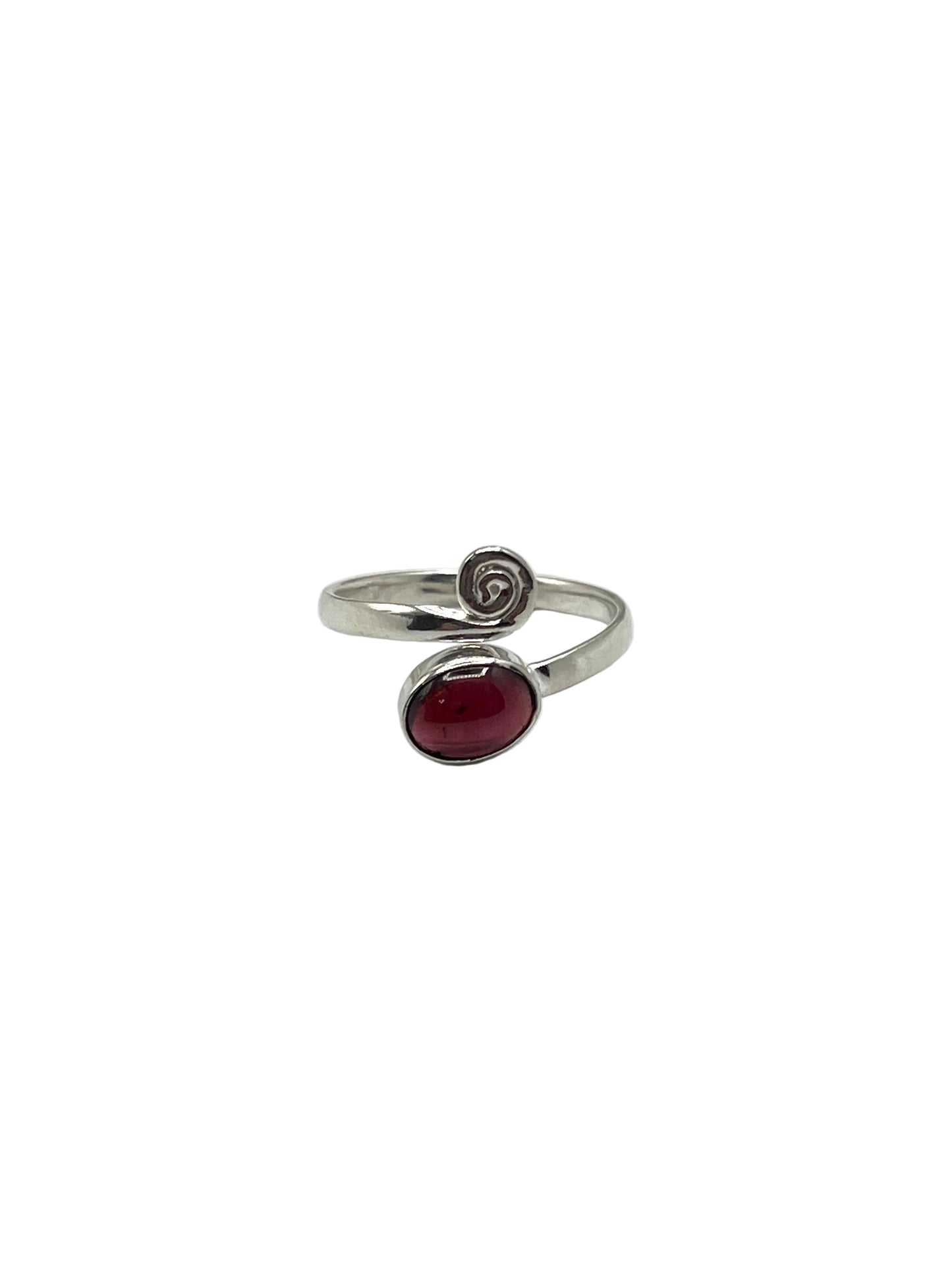 Swirl Gemstone Wrap Rings