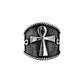Sterling Silver Triple Ankh Ring