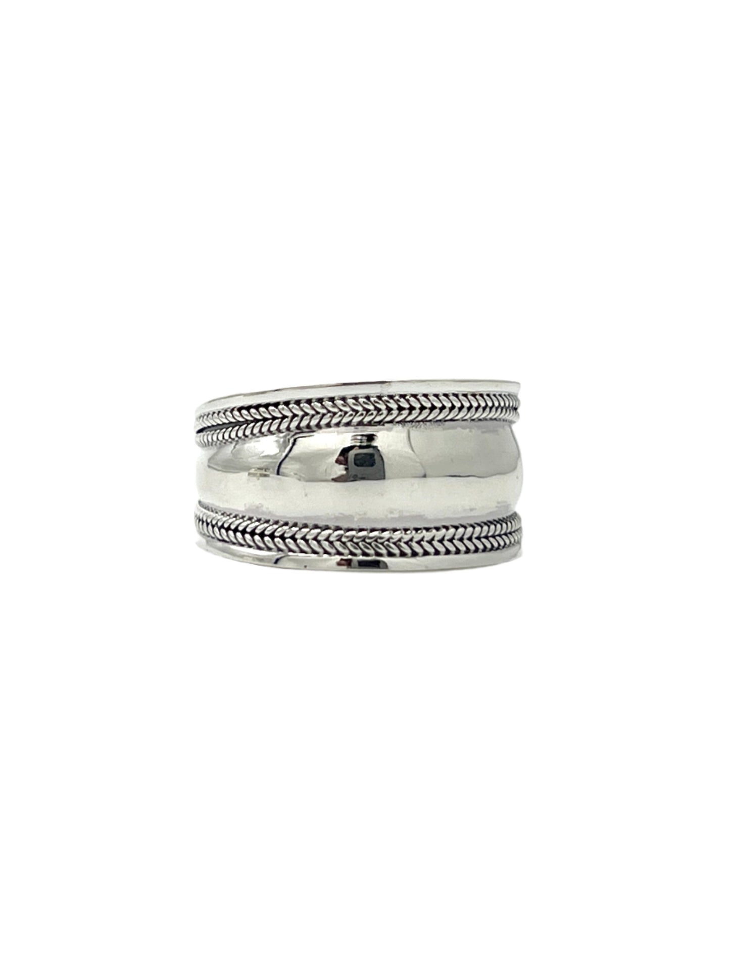 Sterling Silver Simple Braided Ring