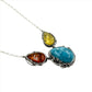 Amber & Larimar Necklace