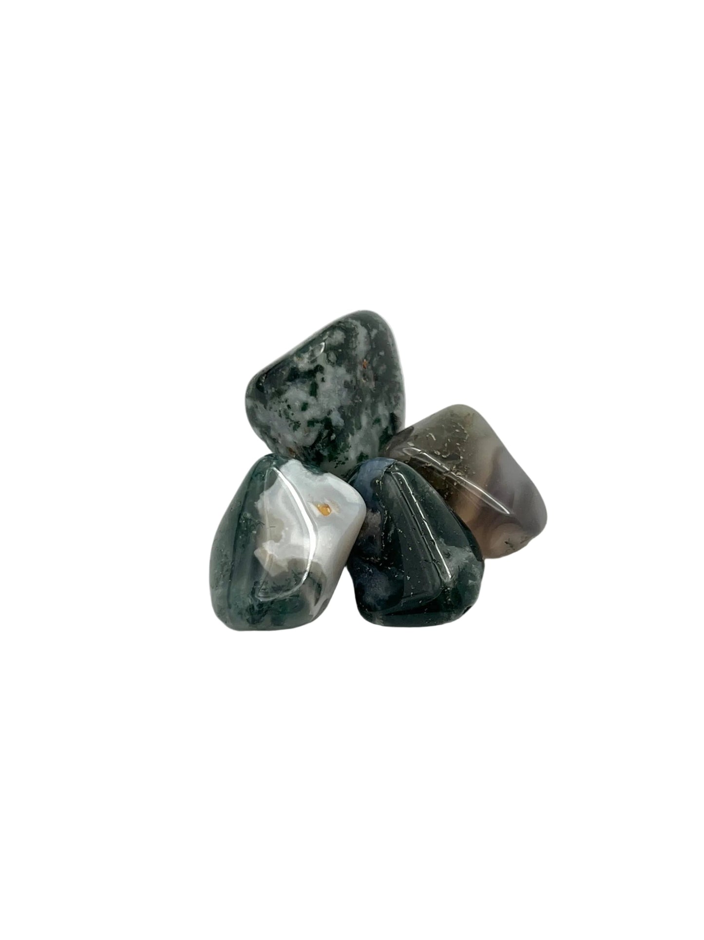 Moss Agate Tumbles