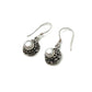 Sterling Silver Round Pearl Earrings