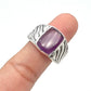 Sterling Silver Gemstone Wave Design Rings