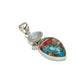 Spiny Oyster Shell Turquoise Pendants