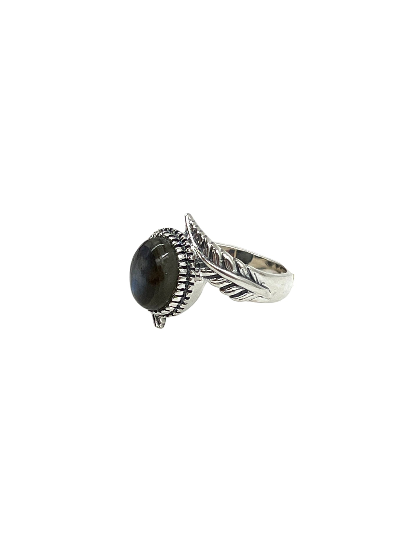 Leaf Wrap Labradorite Ring
