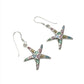 Sterling Silver Shell Starfish Earrings