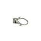 Faceted Oval Gemstone Vine Ring