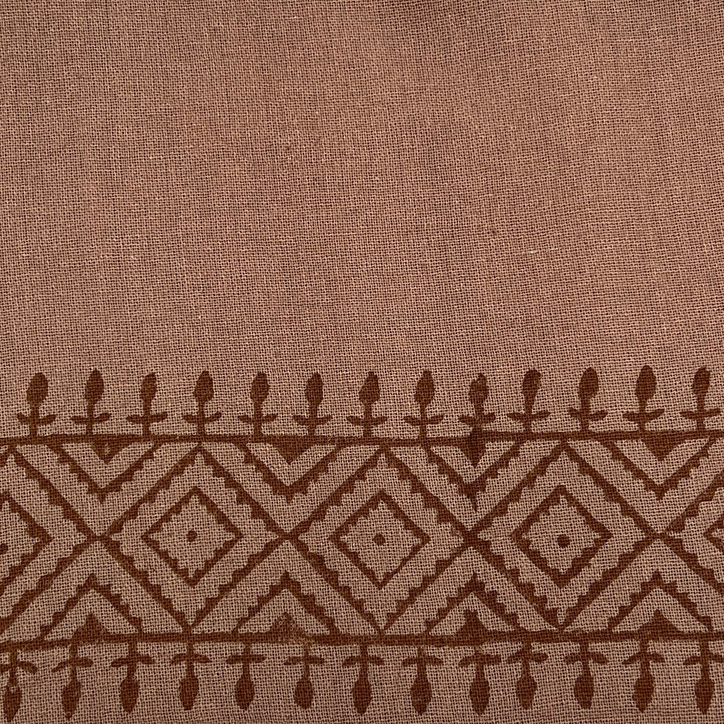 Desert Rose Block Print Wide Leg Pants