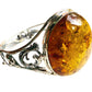 X Large Stone Sterling Silver Amber Bracelets