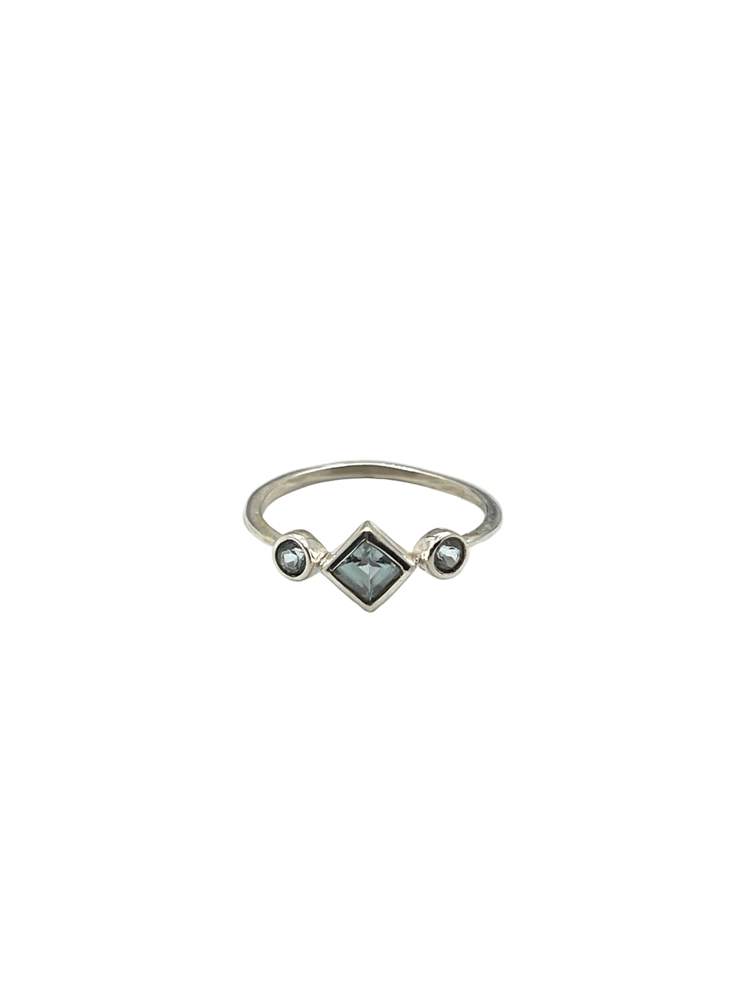 Square Gemstone Rings