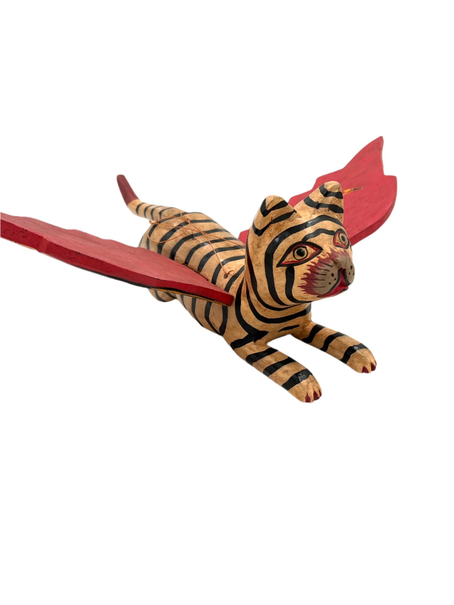 Flying Striped Tan Kitty Spirit Chaser