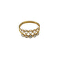 Polki Diamonds Double Band Ring