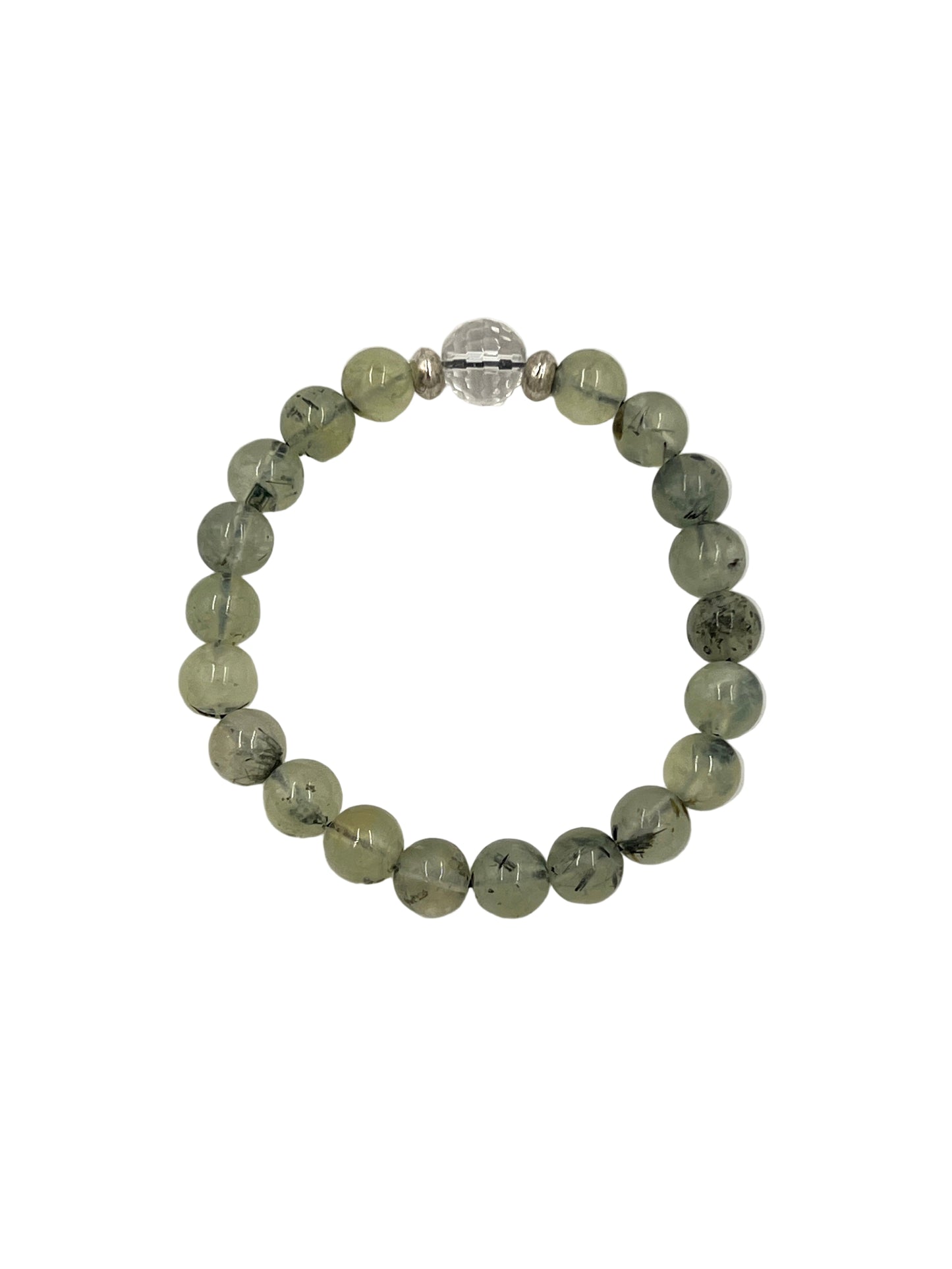 Prehnite & Epidote Stretchy Bracelet