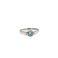 Circle Blue Topaz Ring