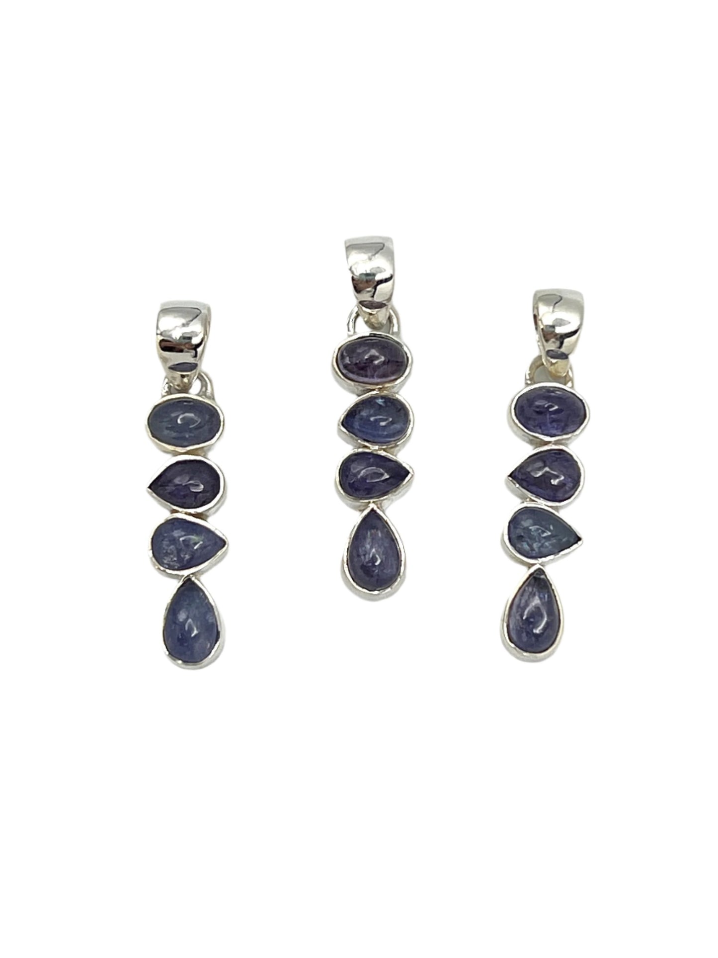 Sterling Silver Tanzanite Pendants