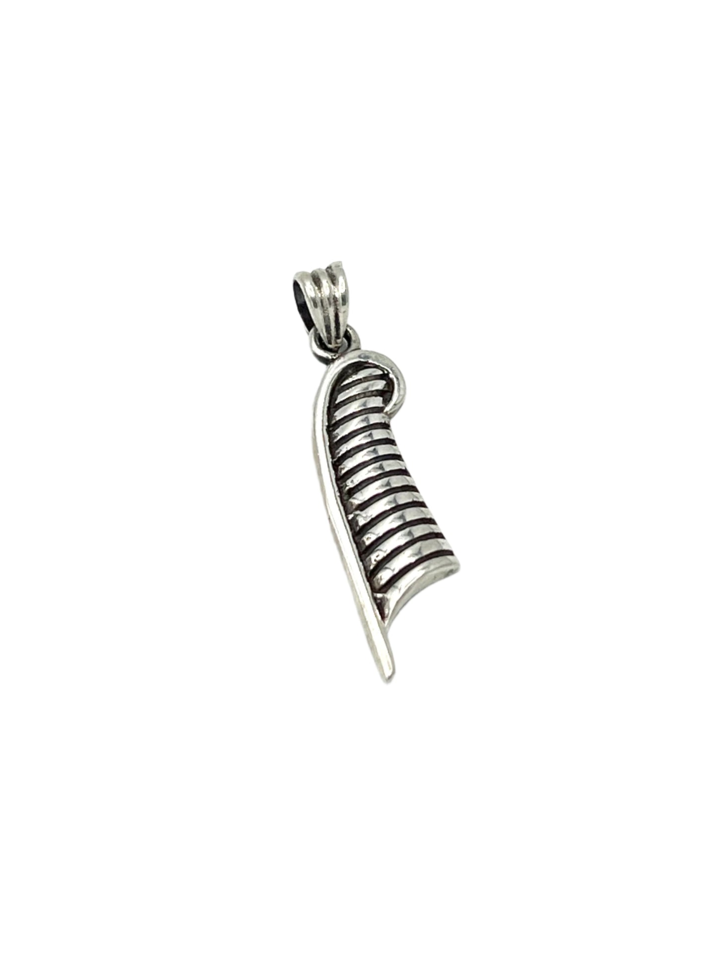 Silver Feather of Truth Pendant