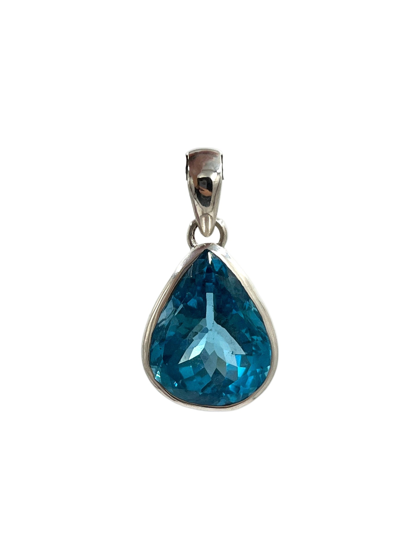 Swiss Blue Topaz Pendants