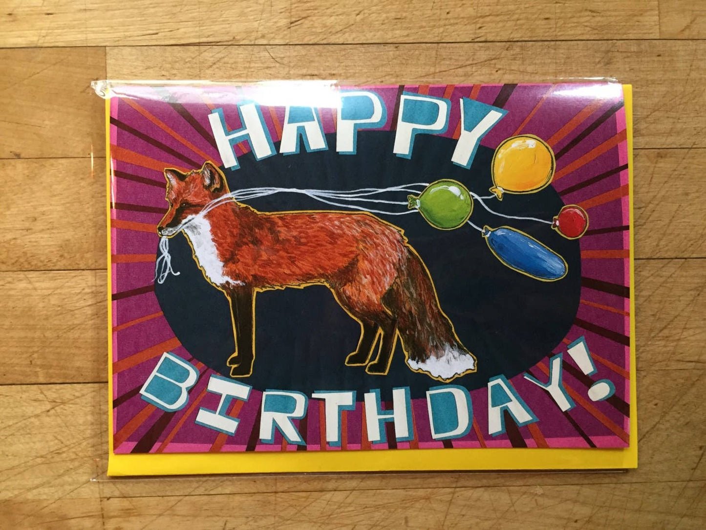 Foxy Birthday Card