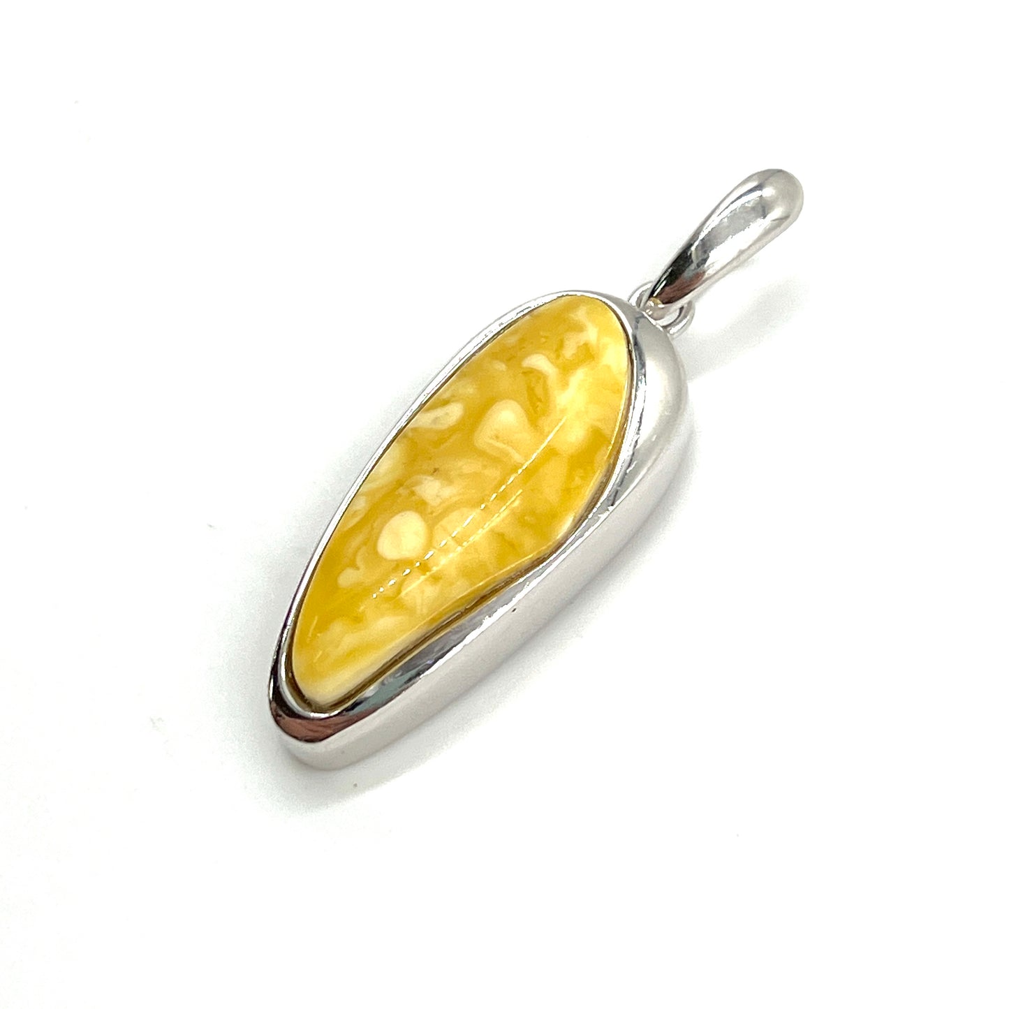 Butterscotch Amber Freeform Pendants