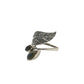 Marquise Leaf Labradorite Ring