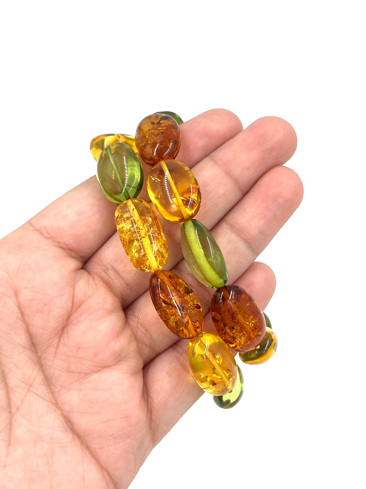 Multi Amber Beaded Bracelets