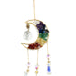 Crystal Crescent Moon Sun Catcher