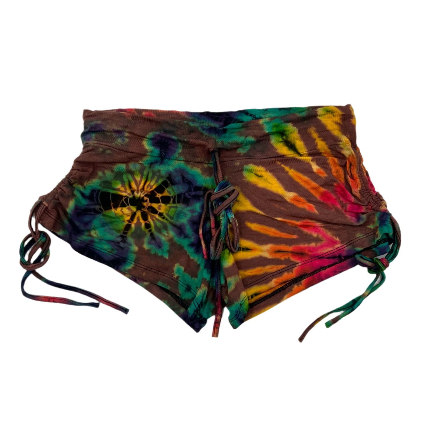 Tie Dyed Drawstring Shorts