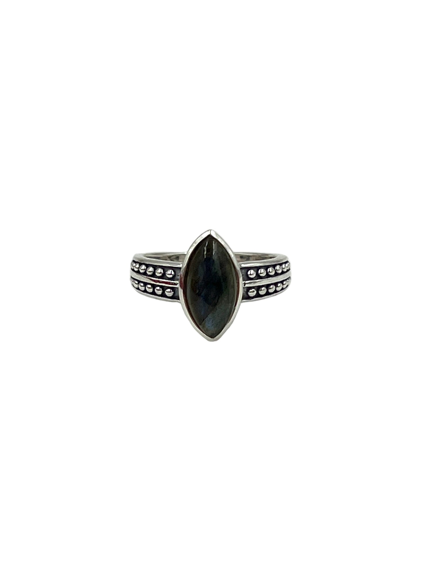 Marquise Labradorite Ring