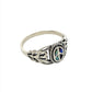 Sterling Silver Shell Peace Ring