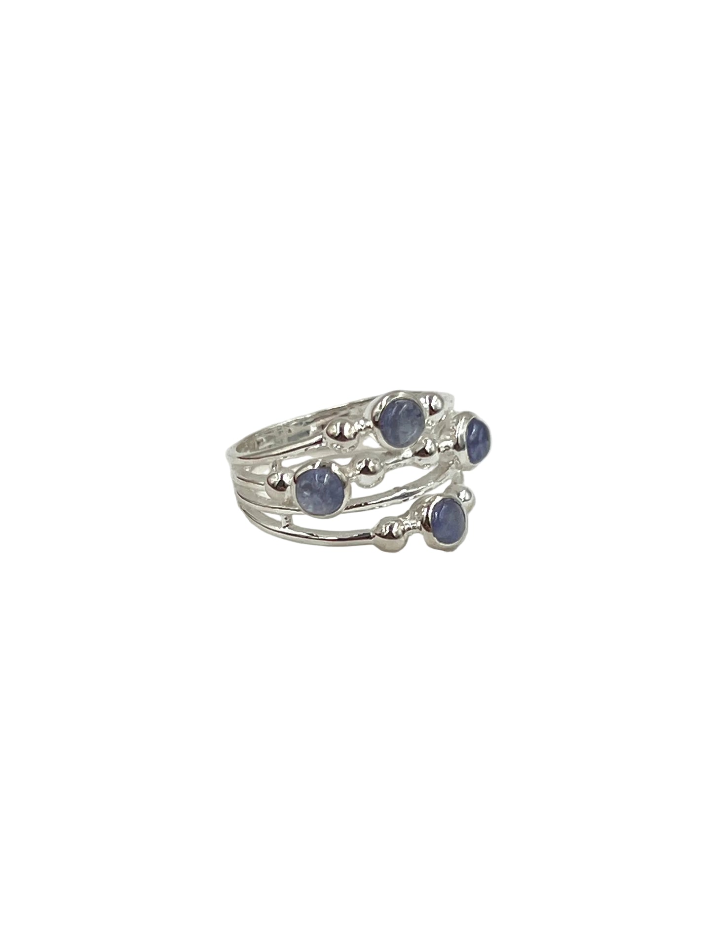 Beaded Tanzanite Ring