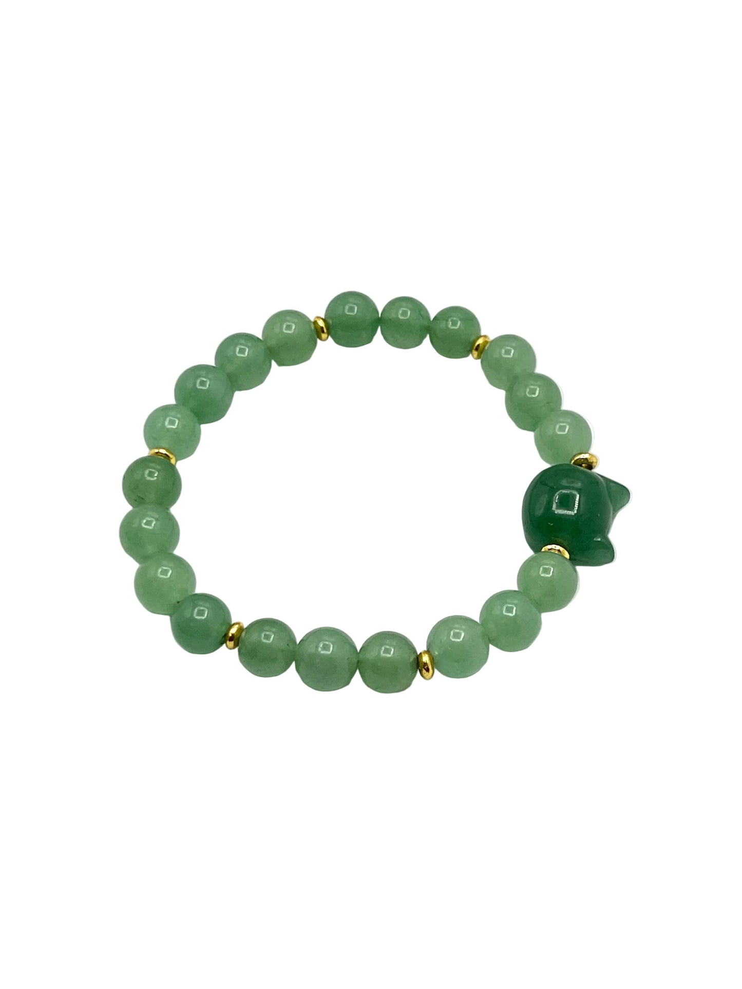 Gemstone Cat Stretchy Bracelets