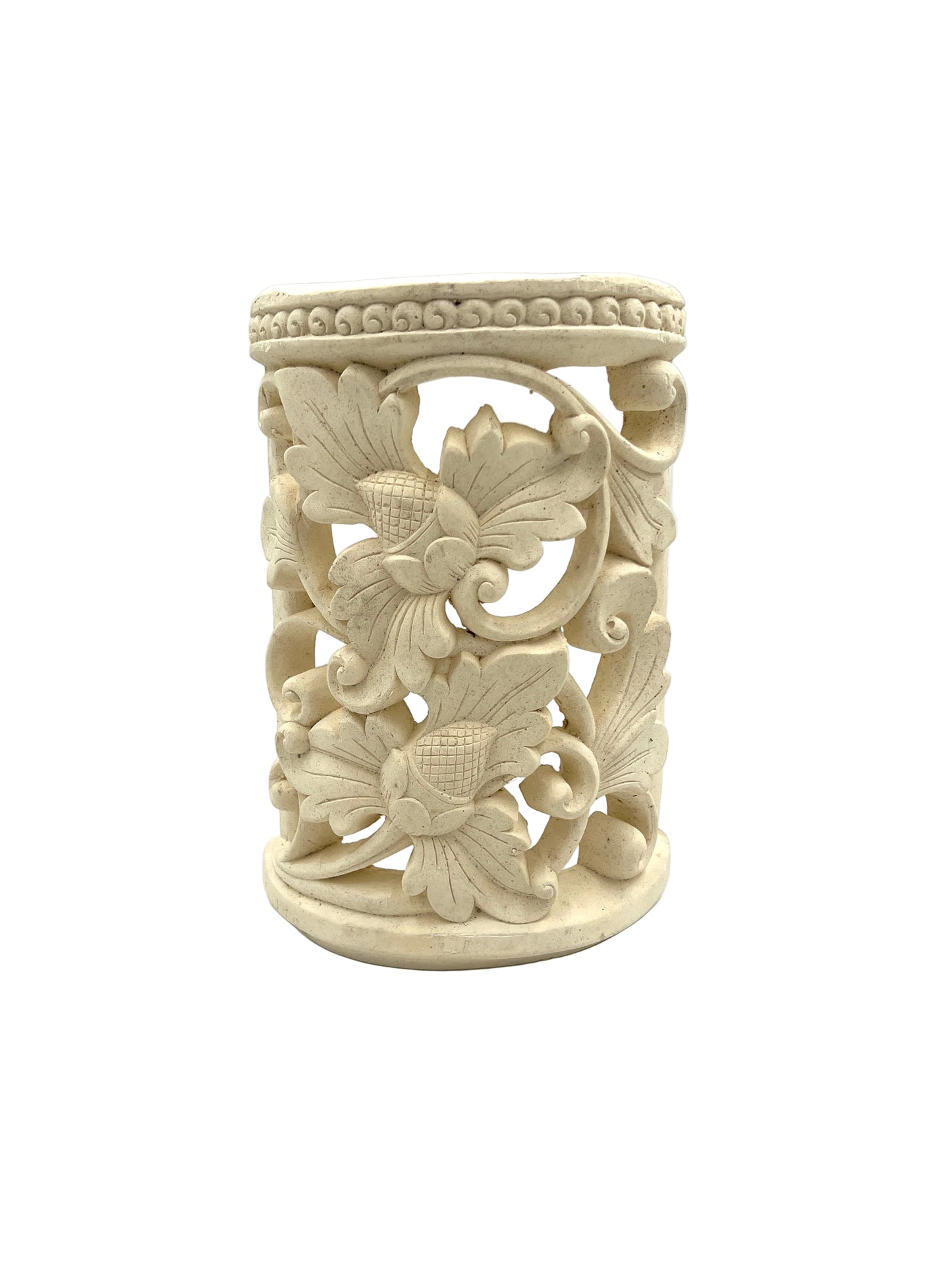 Concrete Flower Wall Sconce