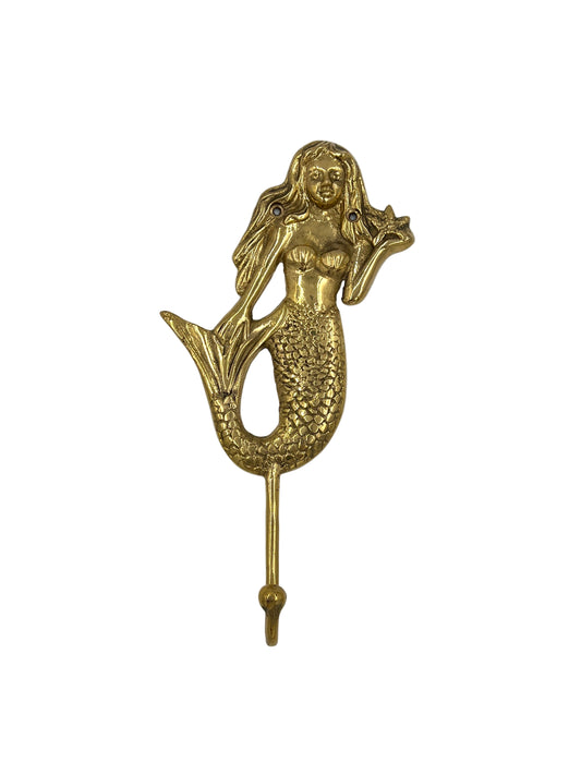 Bronze Mermaid Wall Hook