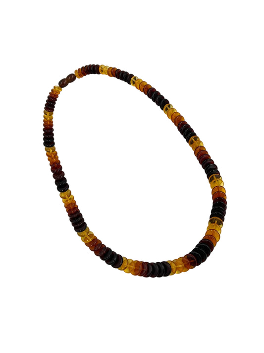 Gradient Amber Round Necklaces