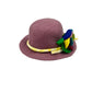 Hand Felted Flower Hat