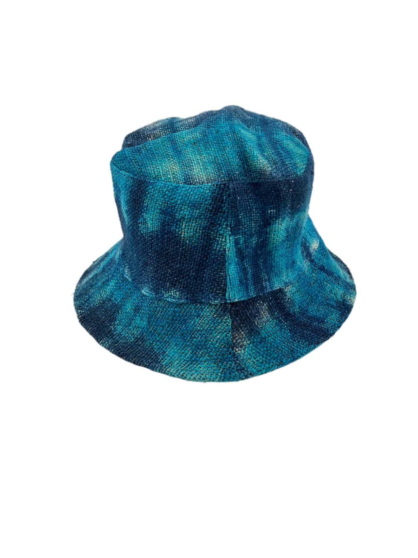 Hemp Blue Tie Dye Bucket Hat