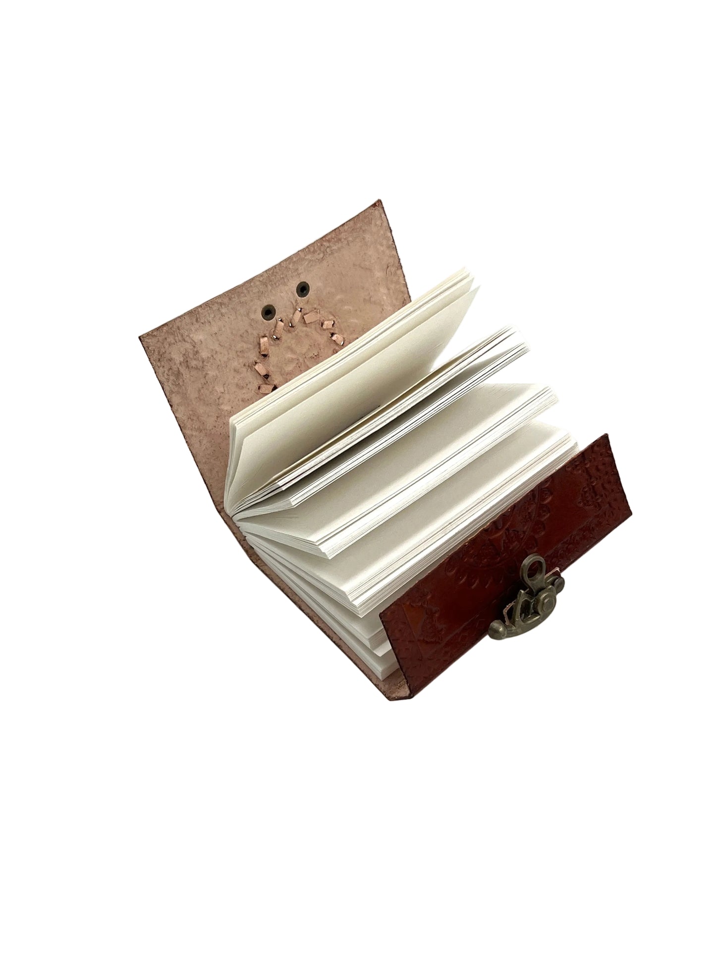Camel Leather Gemstone Journals