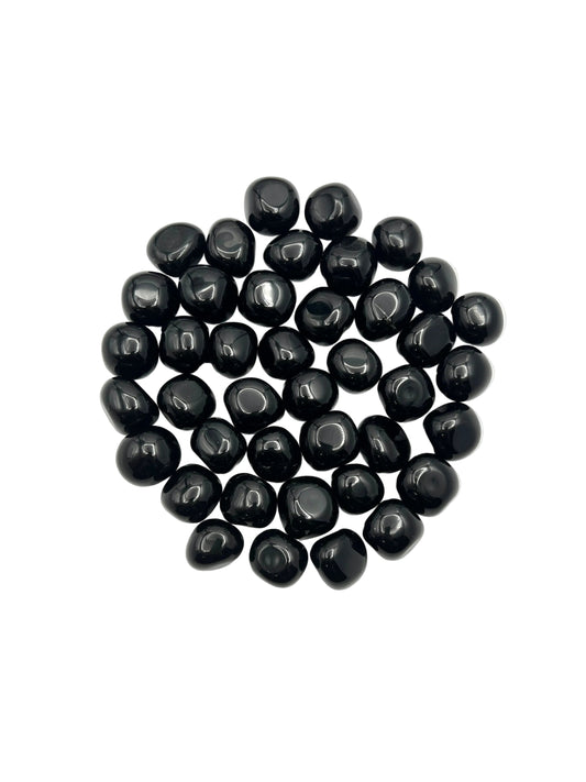 Black Obsidian Tumbles