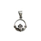 Sterling Silver Claddagh Heart Pendant