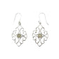 Sterling Silver Ethiopian Opal Filigree Earrings