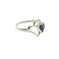 Sterling Silver Shell Double Heart Rings